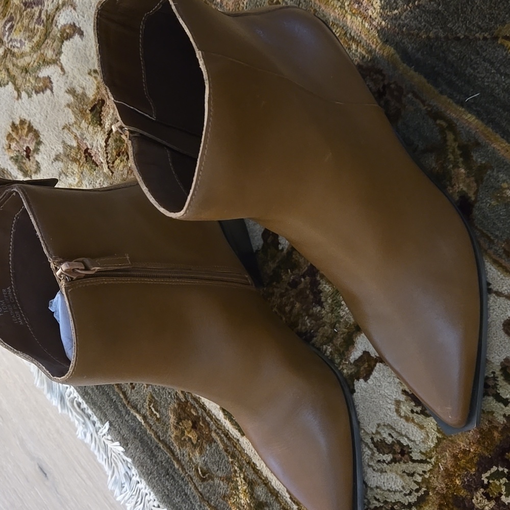 NEW Sanctuary Bourbon Leather Boots, 10M, NWT - Picture 4 of 14